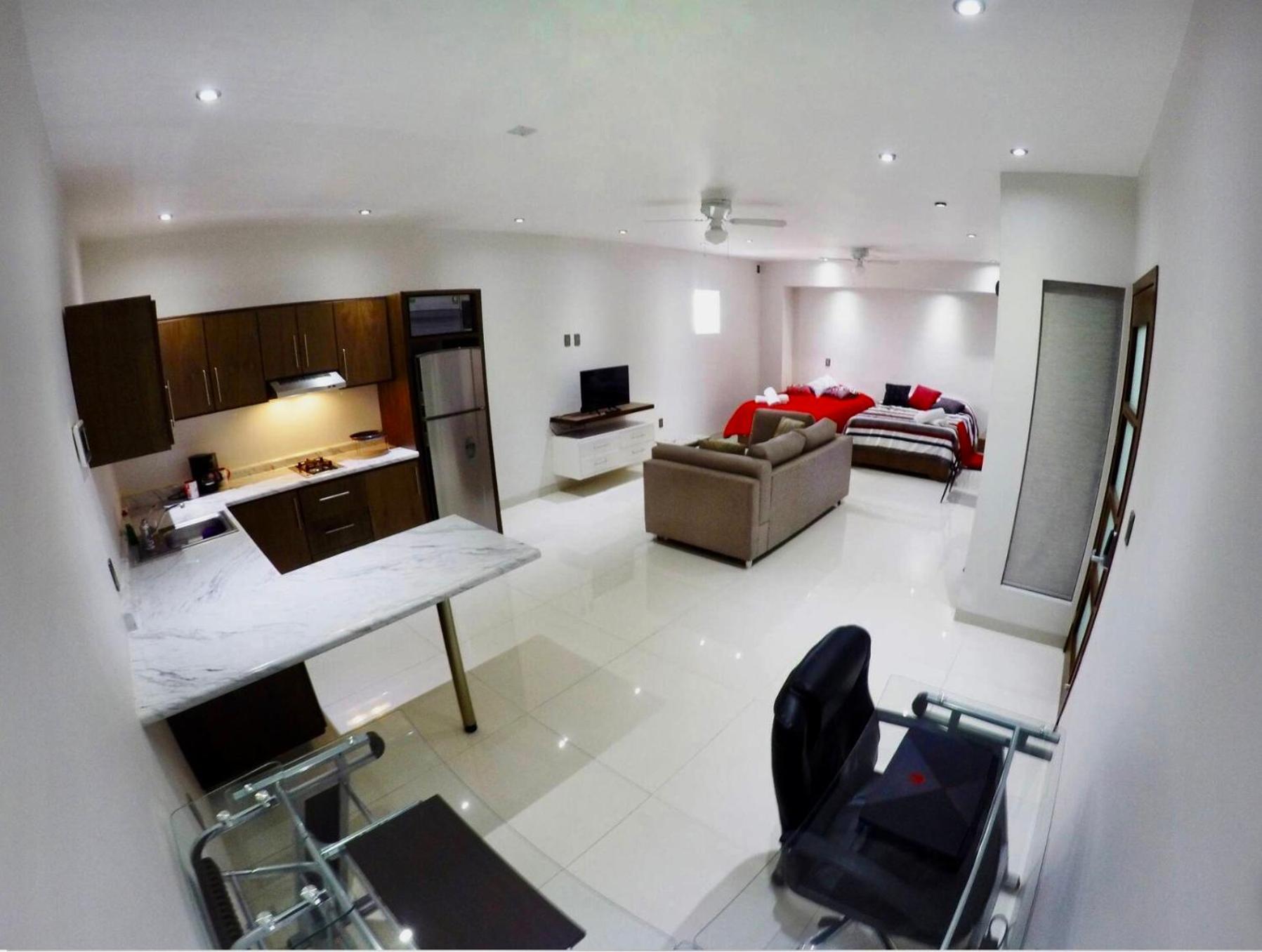 En El Centro 3 Hermoso Loft Familiar Ac Wifi 300 Mbps อากวสคาเลียนเทส ภายนอก รูปภาพ